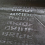 BRIDE Racing Seat Fabric Material Cloth - Black - 5