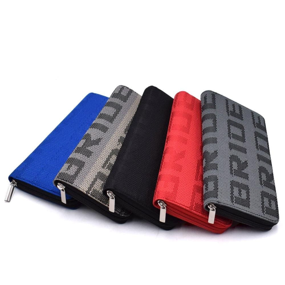 Bride Wallet Racing JDM Bride Racing Zipper Wallet | Racing Seat Fabric Holder Case – Top ...