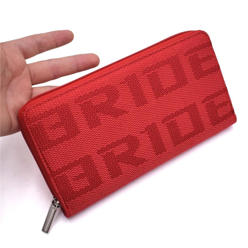 Bride Wallet Racing JDM Bride Racing Zipper Wallet | Racing Seat Fabric Holder Case – Top ...