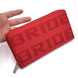 JDM Bride Racing Zipper Wallet Holder Case - Top JDM Store