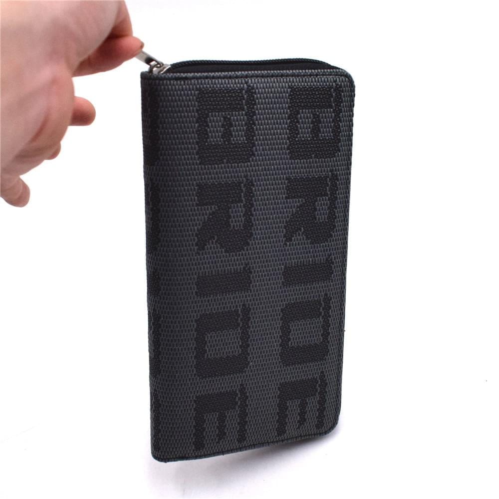 Bride Wallet Racing JDM Bride Racing Zipper Wallet | Racing Seat Fabric Holder Case – Top ...
