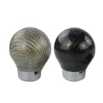 Carbon Fiber Ball Sphere Lever Gear Shift Knob Manual Transmission Universal - Top JDM Store