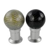 Carbon Fiber Ball Sphere Lever Gear Shift Knob Manual Transmission Universal - Top JDM Store