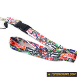 sticker bomb lanyard,jdm lanyard,racing lanyards,car lanyards,car key lanyards,jdm keychain,subaru lanyard,toyota lanyard,honda lanyard,nissan lanyard,vw lanyard,mazda lanyard,acura lanyard,gti lanyard,car key strap,car enthusiast,car lanyards for guys