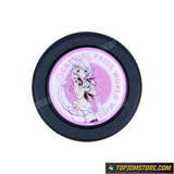 Catgirl Pride Pink Anime Horn Button - horn button