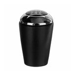 Chrome Black Leather 5/6 Speed MT Shift Knob Shifter for Mazda 3,5,6 Series CX-7 MX-5 - Shift Knobs 6