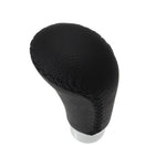 Classic Comfort Black Leather Stitched Shift Knob Manual Universal Fit 9cm - Shift Knobs 6