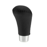 Classic Comfort Black Leather Stitched Shift Knob Manual Universal Fit 9cm - Shift Knobs 5