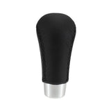 Classic Comfort Black Leather Stitched Shift Knob Manual Universal Fit 9cm - Shift Knobs 7