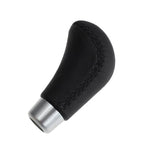 Classic Comfort Black Leather Stitched Shift Knob Manual Universal Fit 9cm - Shift Knobs 8