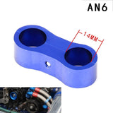 Dual Stepped Billet Braided Hose Separator Clamp Cable Fastener AN4 11MM/AN6 14MM/AN8 16MM/AN10 20MM - Top JDM Store