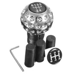 Easy Grip Universal 5 Speed Aluminum Ball Gear Shift Knob with Size Adapters - Shift Knobs 1