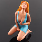 Exotic Sexy Girl Novelty Shift Knob - Blue Dress - Shift Knobs 26