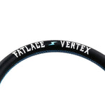 Vertex Fatlace White Embroidery Aftermarket Leather Steering Wheel Blue Stitch - Top JDM Store