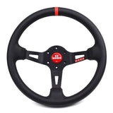 Full Speed Steering Wheel Leather Deep Dish 13 - Red - Steering Wheels 7