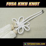 JP Fusa Kiku Knot White - fusa kiku 2