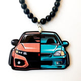 JDM Car Two Generation Front Badge Emblem Pendant Accessory - Top JDM Store