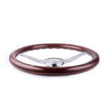 Genuine Wood Grain Steering Wheel Classic 15inch 380mm - Top JDM Store
