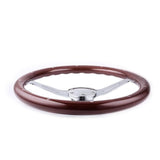 Genuine Wood Grain Steering Wheel Classic 15inch 380mm - Top JDM Store