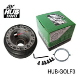 vw golf boss kit,hub sports,hub sports boss kit,quick release hub,short steering wheel hub,steering wheel hub,steering wheel hub kit,nrg hub adapter,steering wheel adapter,steering wheel control adapter,nrg quick release steering wheel,quick release boss kit,6 bolt steering wheel adapter