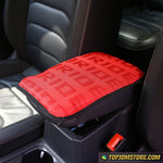 JDM Hyper Fabric Center Console Cover Pad - BRIDE / Red - accessories 5