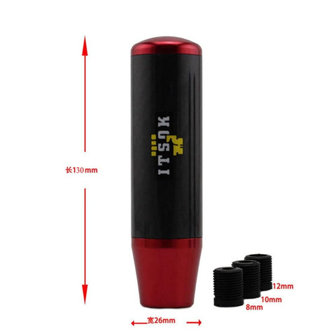 BCSMMCAR Black Alloy Shift Knob Extension – 13cm Extended Manual Gear Lever