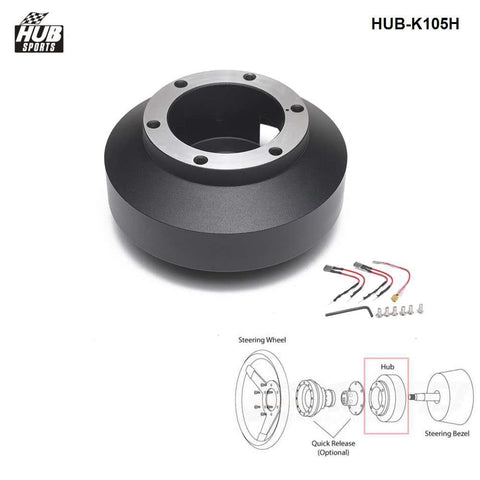 subaru wrx sti forester boss kit,hub sports,hub sports boss kit,quick release hub,short steering wheel hub,steering wheel hub,steering wheel hub kit,nrg hub adapter,steering wheel adapter,steering wheel control adapter,nrg quick release steering wheel,quick release boss kit,6 bolt steering wheel adapter