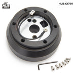 boss kit,hub sports,hub sports boss kit,quick release hub,short steering wheel hub,steering wheel hub,steering wheel hub kit,nrg hub adapter,steering wheel adapter,steering wheel control adapter,nrg quick release steering wheel,quick release boss kit,6 bolt steering wheel adapter