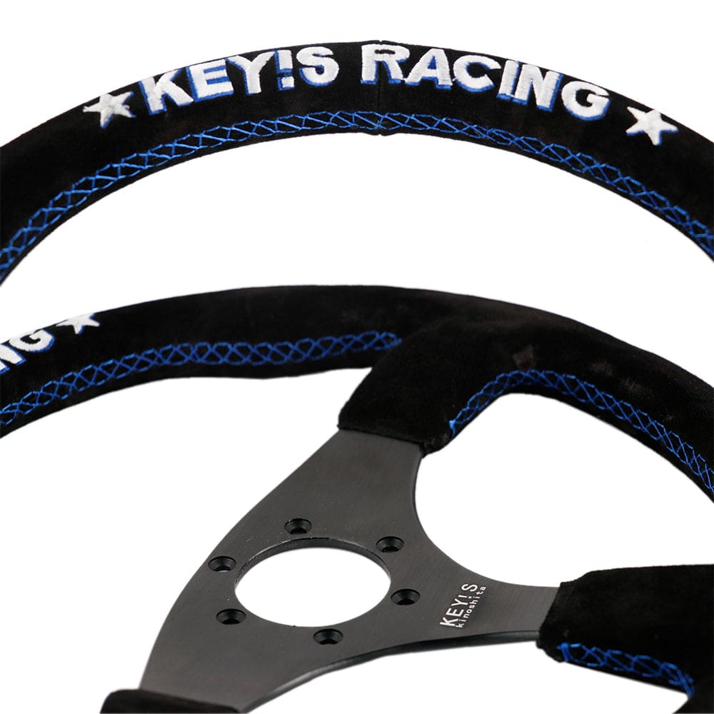 Keys Racing 330mm KEY'S Racing Steering Wheel | 350mm Suede Kinoshita Spec – Top JDM Store