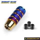 Knurled Grip Pro Shift Knob 95mm - Burnt Blue - Shift Knobs 15