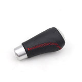 Leather 5 Speed Manual Transmission Red Black Stitching Long Shift Knob - Top JDM Store