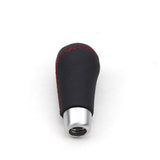 Leather 5 Speed Manual Transmission Red Black Stitching Long Shift Knob - Top JDM Store