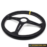 ND Leather Steering Wheel 380mm 15inch - Steering Wheels 4