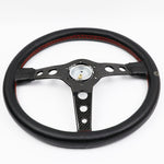ND Lightweight Aftermarket Steering Wheel Black Leather - Wheels