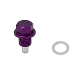 Magnetic Oil Drain Plug Bolt M12x1.5 M12x1.25 M14x1.5 - Purple / M12x1.25 - Engine 12