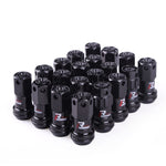 MaxGuard R40 Style Racing Composite Lug Nuts - Black / M12x1.25 - Wheel Lug Nuts 14