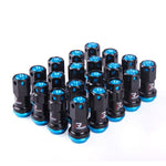 MaxGuard R40 Style Racing Composite Lug Nuts - Blue / M12x1.25 - Wheel Lug Nuts 10