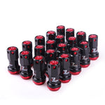 MaxGuard R40 Style Racing Composite Lug Nuts - Red / M12x1.5 - Wheel Lug Nuts 24