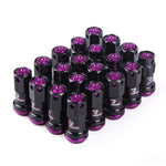 MaxGuard R40 Style Racing Composite Lug Nuts - Purple / M12x1.5 - Wheel Lug Nuts 9