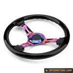 neo chrome steering wheel,rg steering wheel,quick release steering wheel,grip royal steering wheel,detachable steering wheel,removable steering wheel,aftermarket steering wheel,jdm steering wheel,racing steering wheel,steering wheel for sale