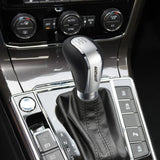 MOMO 5 Speed Manual or Automatic Shift Knob Leather Silver - Top JDM Store