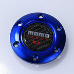 MOMO Italy Car Steering Wheel Horn Button - Blue - horn button