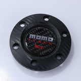 MOMO Italy Car Steering Wheel Horn Button - Carbon Fiber Black - horn button