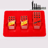 MOMO R3000 Anti-Slip Racing Pedals Set MT - Red - Pedal Covers
