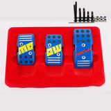 MOMO R3000 Anti-Slip Racing Pedals Set MT - Blue - Pedal Covers