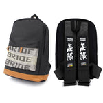 mugen backpack,mugen bride backpack,bride backpack,jdm backpack,jdm bride backpack,bride racing backpack,car backpack,seatbelt backpack,bride bookbag,bride takata,racing harness backpack,bride jdm,jdm racing backpack