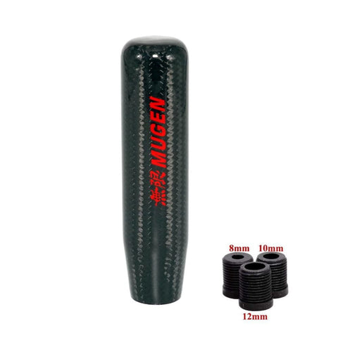 Mugen Carbon Fiber 13cm Gear Shift Knob - Top JDM Store