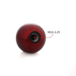 Mugen Red Carbon Fiber Round Shift Knob - Shift Knobs 12