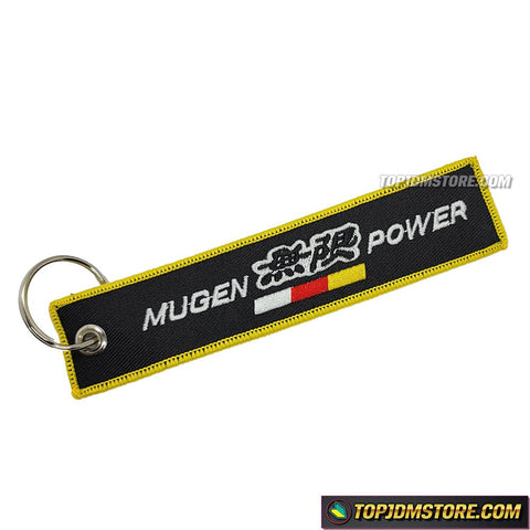 Mugen Key Chain Jet Tag Yellow - Keychains 1