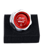 Mugen Power Aluminum Engine Oil Cap Cover for Honda Civic Fit Accord CR-V XR-V Vezel - Red - Engine Dress Up 1